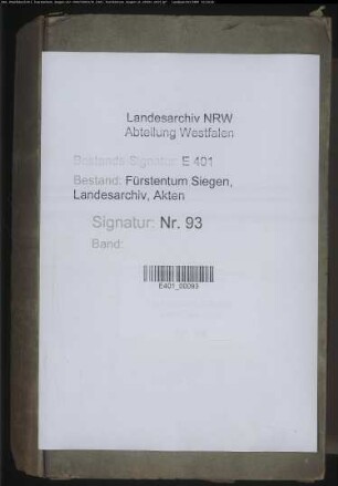 Vormundschaftliche Angelegenheiten Hohenlimburgs