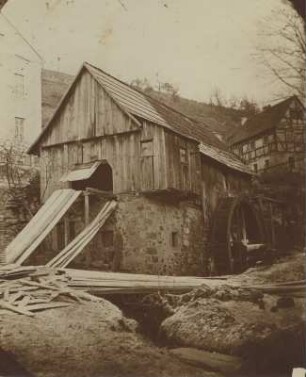 Brettschneidemühle im Loschwitzgrund : Dresden-Loschwitz. Hänsels Brettschneidemühle im Loschwitzgrund.