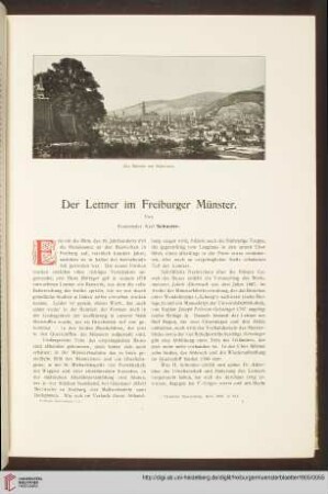 Der Lettner im Freiburger Münster