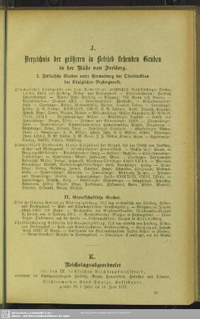 K. Reichstagsabgeordneter, Landtagsabgeordnete