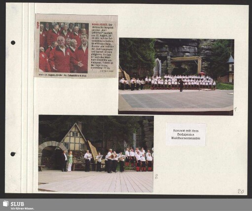Konzert des Bergsteigerchores auf der Felsenbühne Rathen (Bild 1)