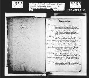 Audienzen der Mitglieder des diplomatischen Korps sowie Schriftwechsel mit ihnen