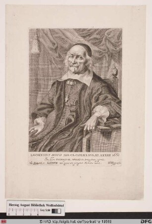 Bildnis Laurentius Schott (lat. Scotus)