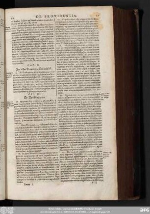 Cap. III. De Dei Praescientia.