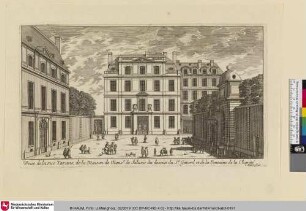 Le Grand Marot, Bl. 90: Veüe de la rue Tarane, de la Maison de Mons.r de Saluois [...]