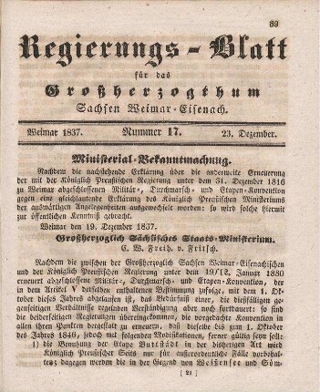 Nr. 17 : 23. Dezember 1837