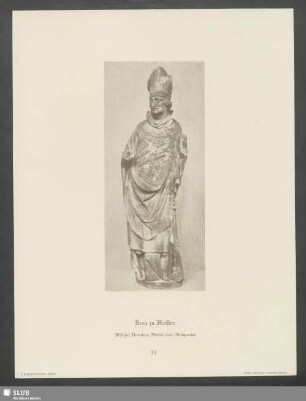 Dom zu Meißen. Bischof Donatus, Statue vom Südportal