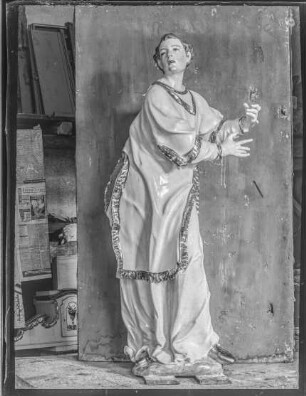 Pfarrkirche, Figur des Hl. Johannes d. Täufers