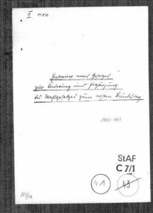 Entwurf eines Gesetzes zur Änderung und Ergänzung des Wahlgesetzes zum ersten Bundestag und zur ersten Bundesversammlung der Bundesrepublik Deutschland