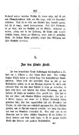 Aus dem Lebuser Kreise