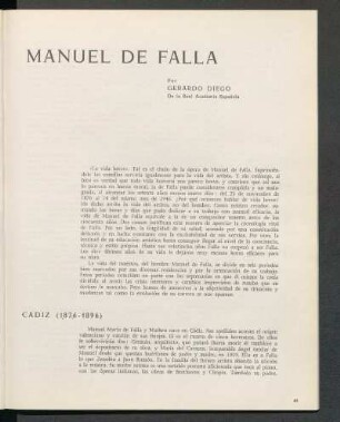 Manuel de Falla