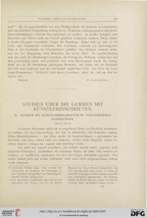 3: Studien über die Gemmen mit Künstlerinschriften, [2]