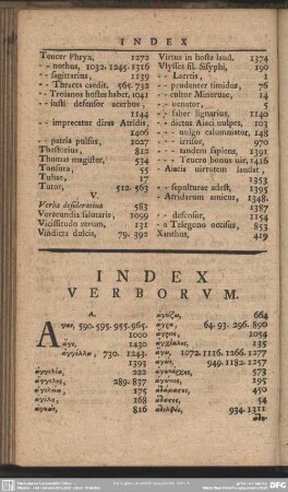 Index Verborum