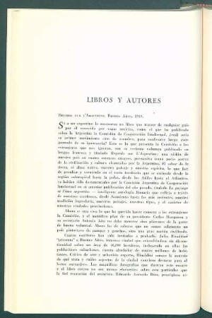 Libros y autores