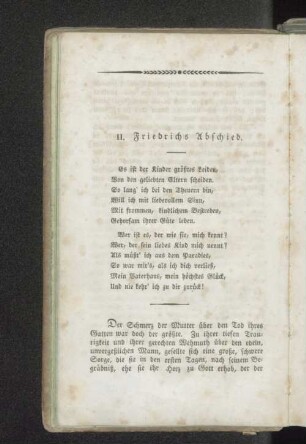 II. Friedrichs Abschied.