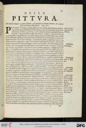 Della Pittura