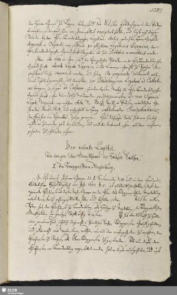 9. Capitel. Von einigen hohen Gerechtsamen des Hauses Sachsen.