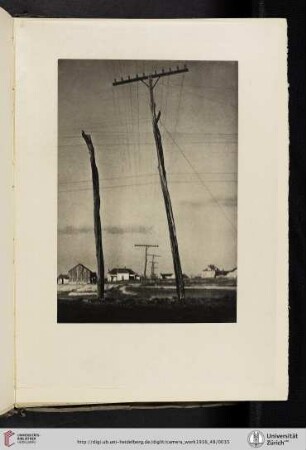 [Paul Strand, II. Telegraph Poles, photogravure from original negative]