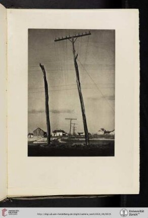 [Paul Strand, II. Telegraph Poles, photogravure from original negative]