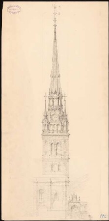 Deutsche Kirche St. Gertrud, Stockholm Turm: Ansicht