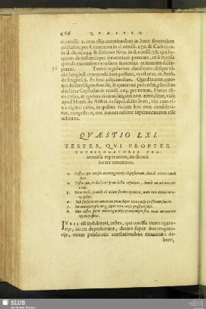 Qaestio XLI. Testes, Qui Propter Interrogatoria Praetermissa repetuntur, an denuò iurare teneantur