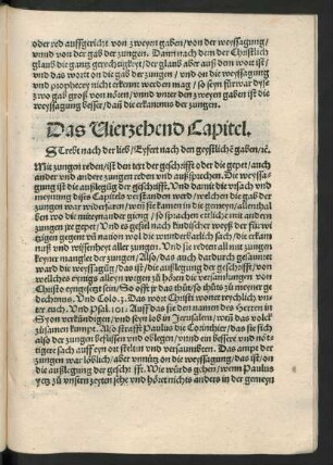 Das Vierzehend Capitel.
