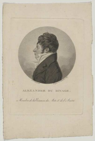 Bildnis des Alexandre Du Rivage