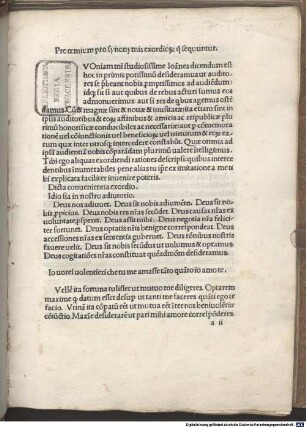 Sententiarum variationes sive synonyma : mit Widmungsvorrede des Autors an Johannes Meliorantius