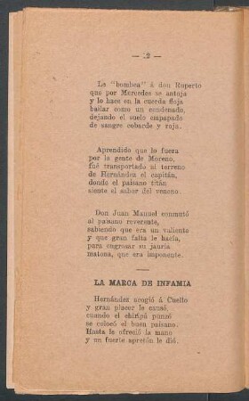 La marca de infamia