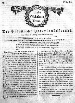 No. 86., vom 26sten October