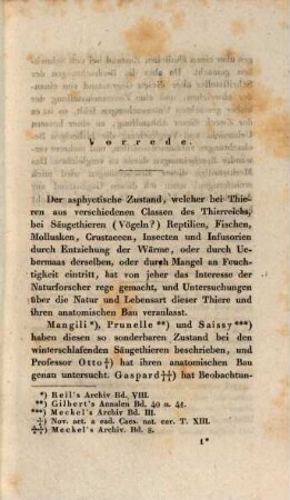 Über den Winter-Schlaf und einige verwandte Erscheinungen bei den Thieren : eine Inaugural-Dissertation
