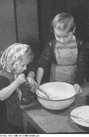 Kindergärten. Reportage, Dezember 1950