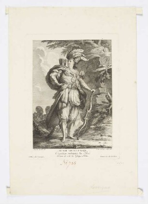 Henri Louis le Kain, comedien ordinaire du Roi, dans le rôle de Gengis-Kan
