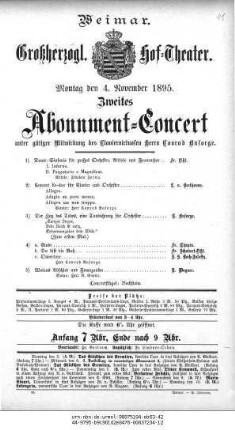 Abonnement=Concert