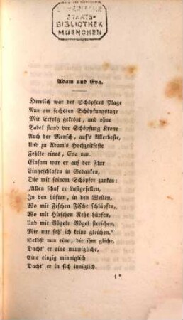 Sieben Bücher Morgenländischer Sagen und Geschichten, 1. (1837)