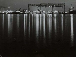 Deutsche Werft AG, Hamburg-Finkenwerder (aus der Serie "Hamburg als Industrieplatz")