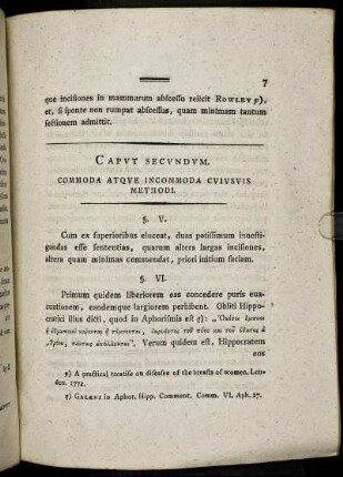 Caput Secundum. Commoda Atque Incommoda Cuiusuis Methodi.