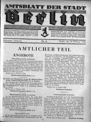 1929,6: Nr. 6, 10. Februar 1929