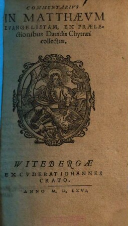 Commentarius in Matthaeum evangelistam