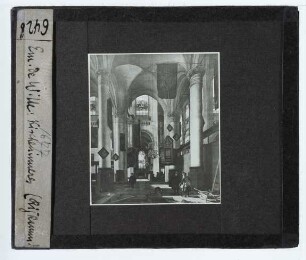 Witte (Emanuel), Interieur einer protestantischen gotischen Kirche (Amsterdam RM SK-C-270)