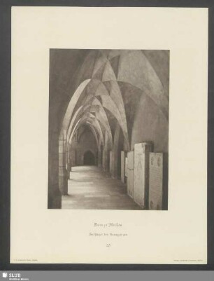 Dom zu Meißen. Südflügel des Kreuzganges