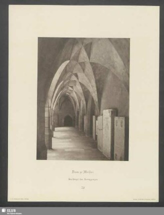 Dom zu Meißen. Südflügel des Kreuzganges