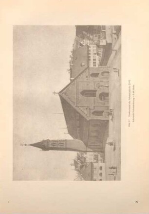 Bild 33 Nordwestecke der Johanneskirche 1841