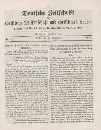 305 Gruß der "Free Church of Scotland" an den Kirchentag