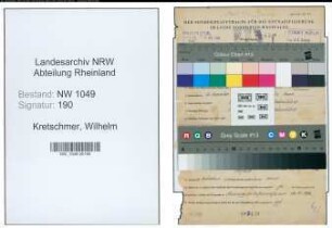 Entnazifizierung Wilhelm Kretschmer , geb. 26.11.1894 (Bueroangestellter)