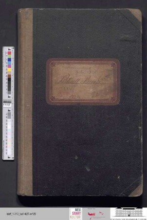 Protokollbuch der Versammlungen der Fischerinnung in der Gubener Vorstadt