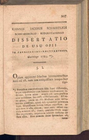 De usu opii