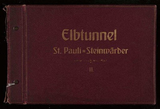 Bau des Elbtunnels St. Pauli Steinwärder, Teil II