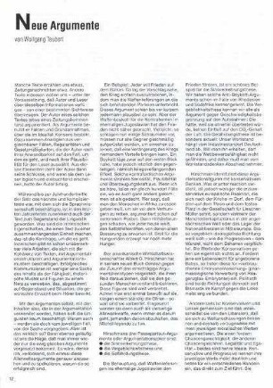 Neue Argumente