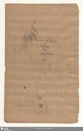 Komm Heiliger Geist Herre Gott - Mus.2441-E-506 : S, vl, bc